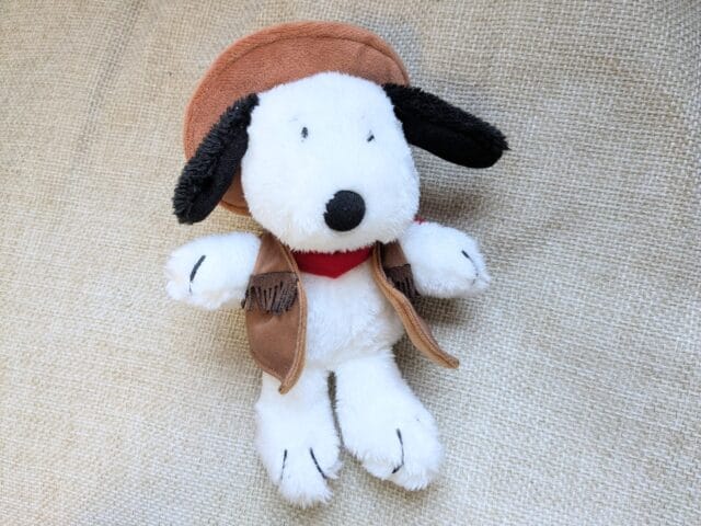 スヌーピーぬいぐるみポーチ