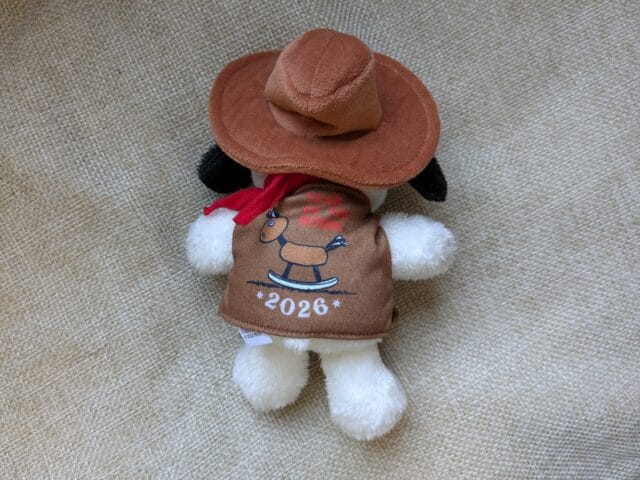 スヌーピーぬいぐるみポーチバックスタイル