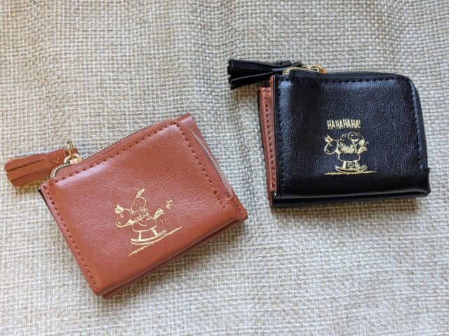 スヌーピーミニ財布2色