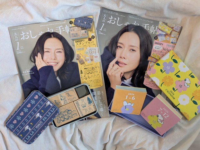 【スヌーピー好き必見付録】これ2冊買い必死じゃない!?365日の日めくりカレンダーとスタンプセット