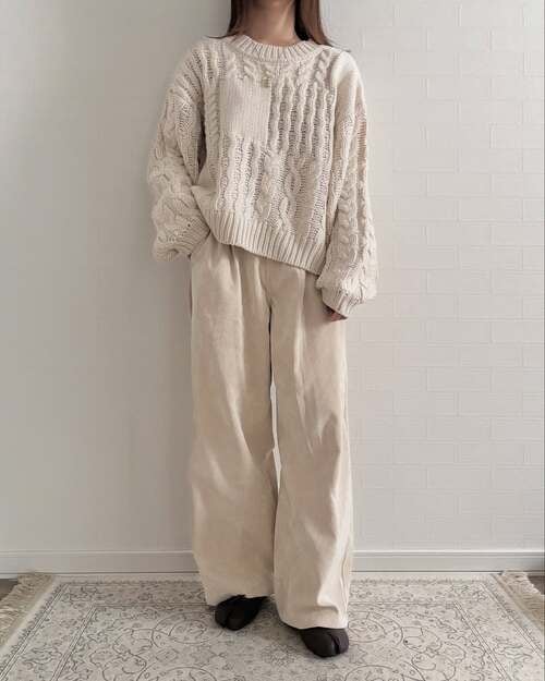 しまむらのニットプルオーバー3