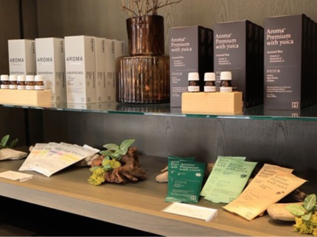 おしぼりのディスプレイ