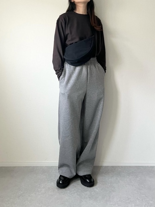 UNIQLO:C「スウェットワイドパンツ」