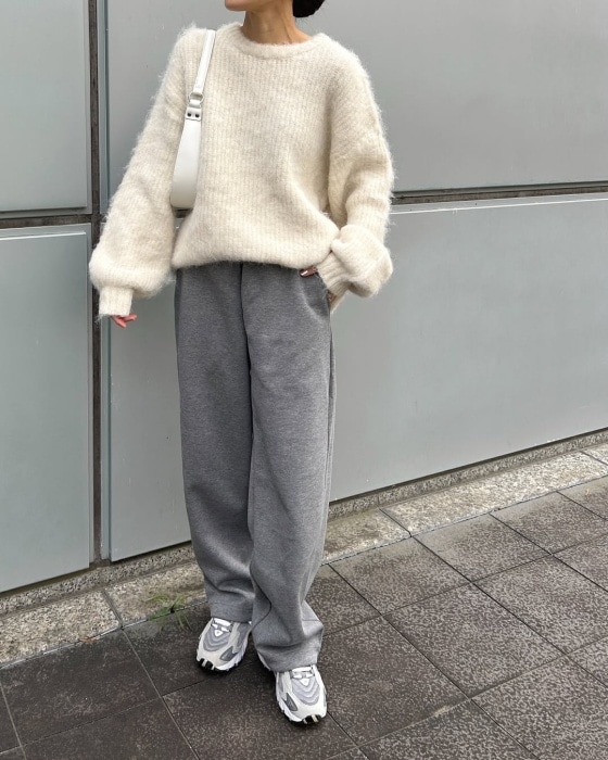 UNIQLO:C「スウェットワイドパンツ」