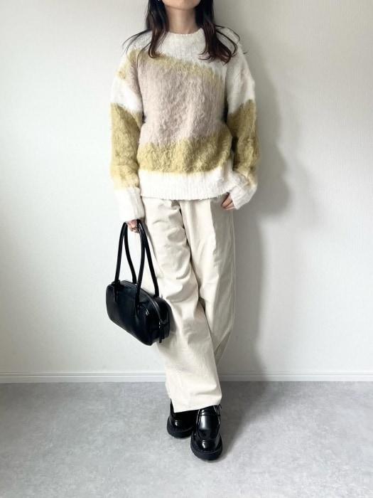 GU「ワイドボストンバッグ」