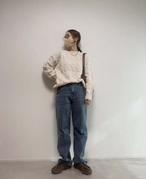 【しまむら・Avail】で大発見！冬に映えるアイボリーニットが豊作すぎた♡