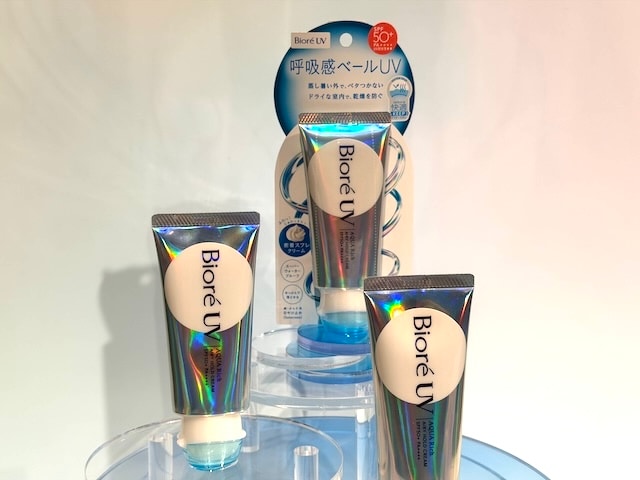日焼け止めの大人気ブランド「ビオレUV」から “呼吸感ベール”発想の新UVがついに全国発売