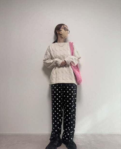 しまむらのアイボリーニット2