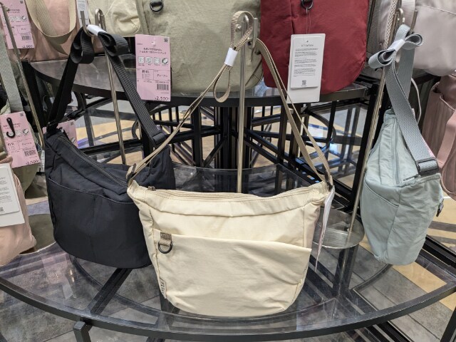 丸い洗いできるかばんショルダーバッグ