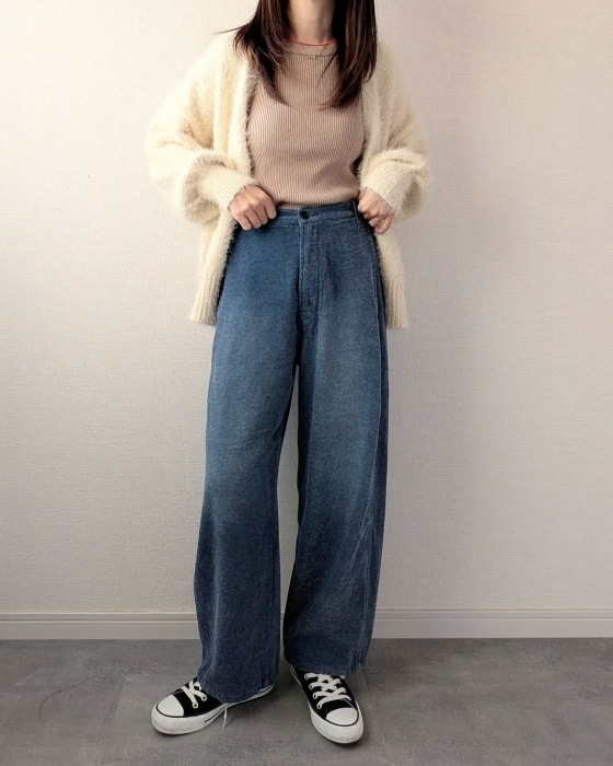 しまむら「袖配色プルオーバー」