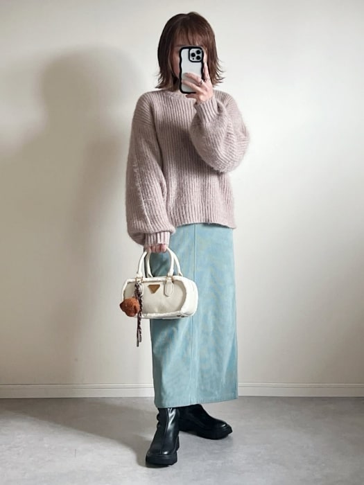 しまむら「ラメシャギーニットプルオーバー」