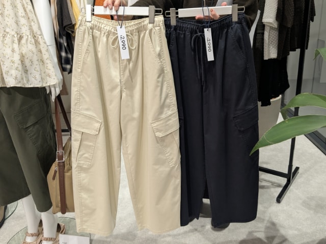 カーゴバレルアンクルパンツ