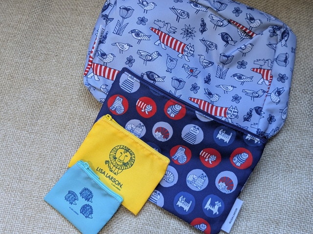 特大立体ケース＆ポーチ豪華4点セット