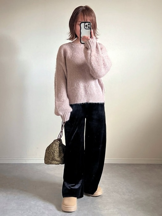 しまむら「ラメシャギーニットプルオーバー」