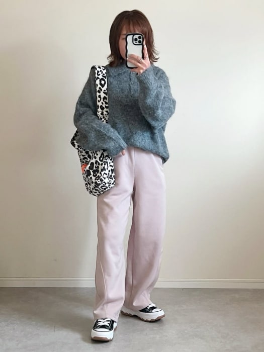 しまむら「ポロ襟ニットプルオーバー」