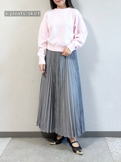 UNIQLOのピンクセーター4