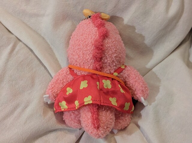 ざわざわ森のがんこちゃん ぬいぐるみチャーム 背面