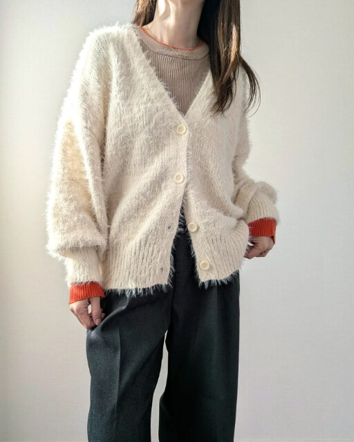 TNKマットモールニットCDを着たコーデ