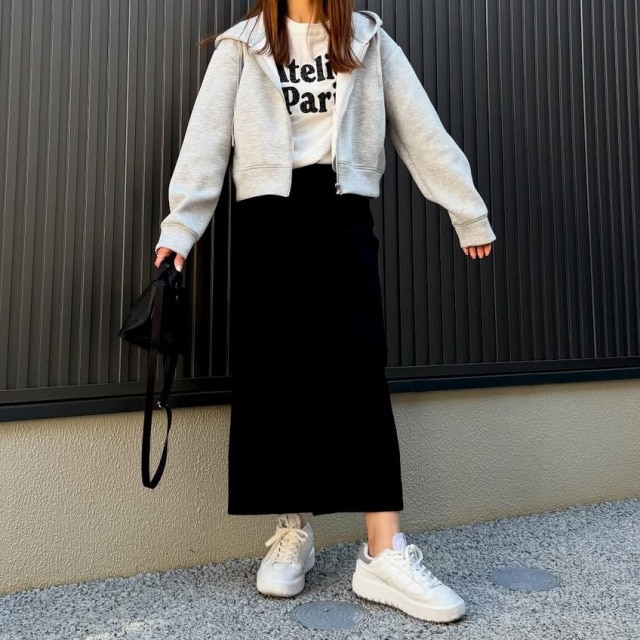 GU「ダブルフェイスフルジップパーカ」