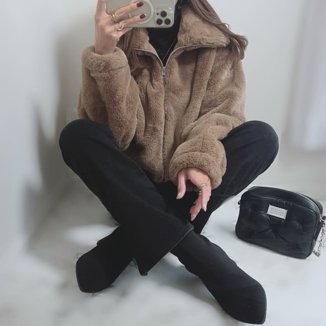 GU「フラッフィーブルゾン」