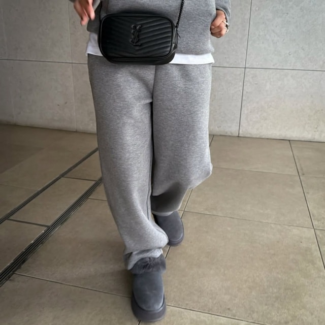 UNIQLO:C「スウェットワイドパンツ」