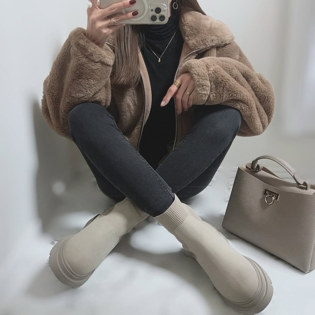 GU「フラッフィーブルゾン」