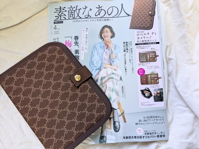 ロベルタ ディ カメリーノの7ポケットマルチケース 外観アップ