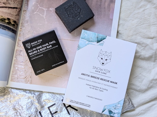 肌にも地球にもやさしい。「SNOW FOX SKINCARE」の冷感マスク&シャンプーバーをご紹介♡