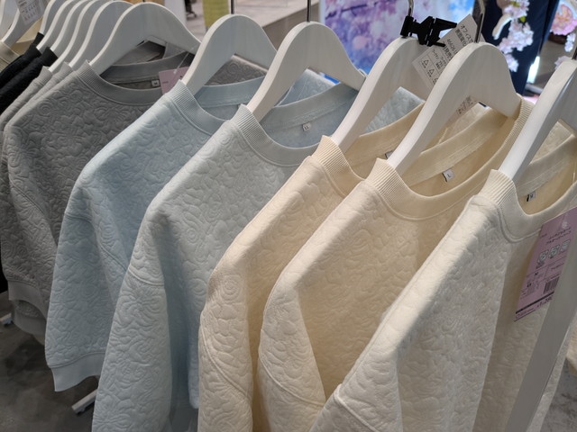 ふくれジャガードプルオーバーのカラバリ