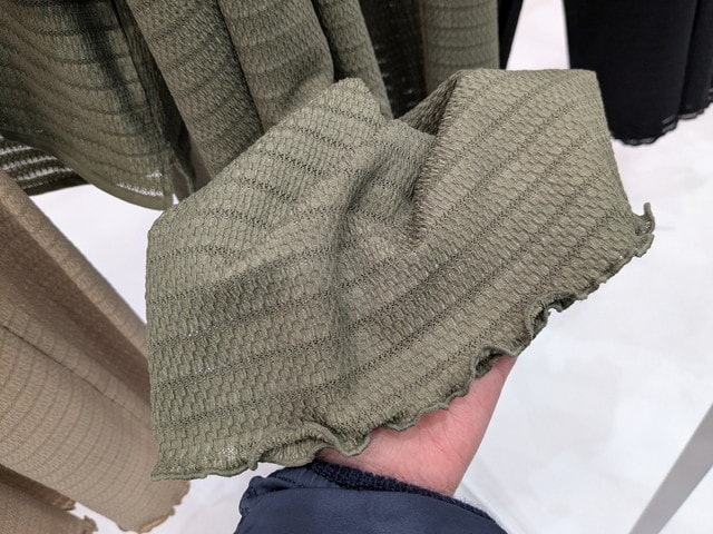 スキッパーメッシュの生地感