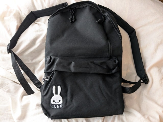 CUNE×smart BIG BACKPACK 全体