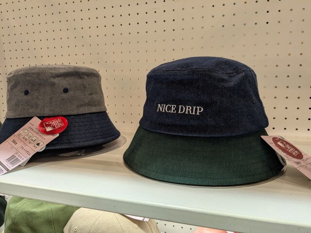 ロゴ入りバケットハット