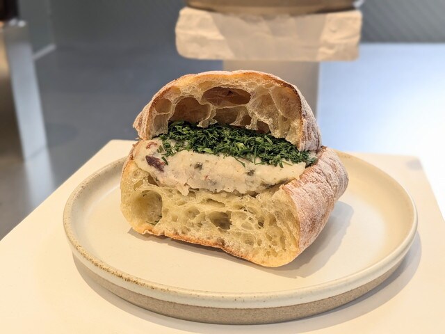 さばポテト and チーズサンドイッチ