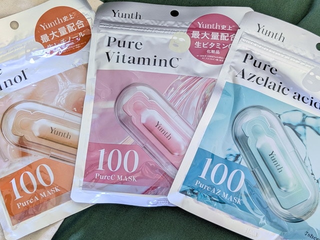 Yunth Pure Mask 3種パッケージ