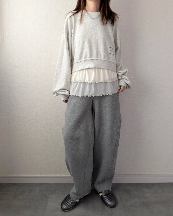 しまむら「裾ティアードシアープルオーバー」