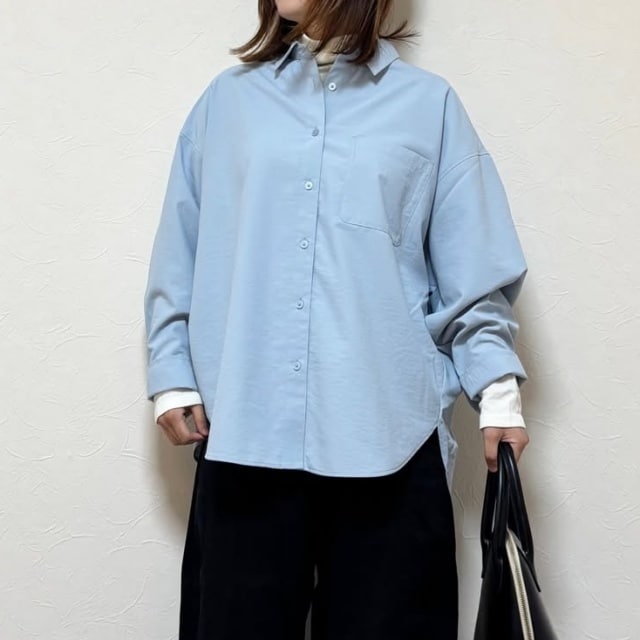 GU「ドルマンスリーブシャツ」