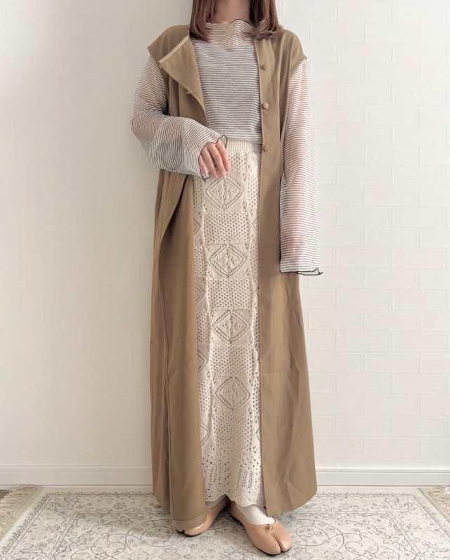 幾何学模様ナロースカート