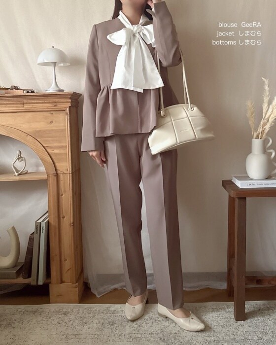 しまむら「ペプラムジャケット」