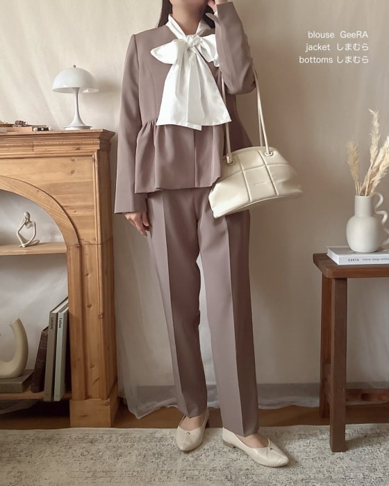 しまむら「ペプラムジャケット」