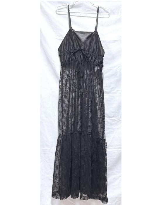 しまむら「レースキャミワンピース」