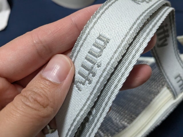 ミッフィー保冷ランチバッグ miffyロゴ入り持ち手