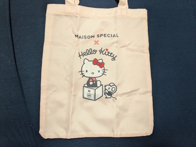 MAISON SPECIAL×ハローキティ トートバッグ 正面