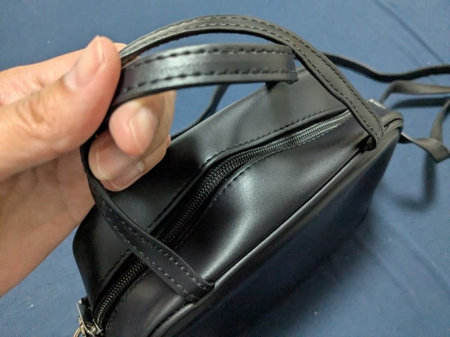 Whim Gazette スクエアバッグ ハンドルと側面