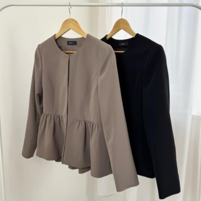 しまむら「ペプラムジャケット」