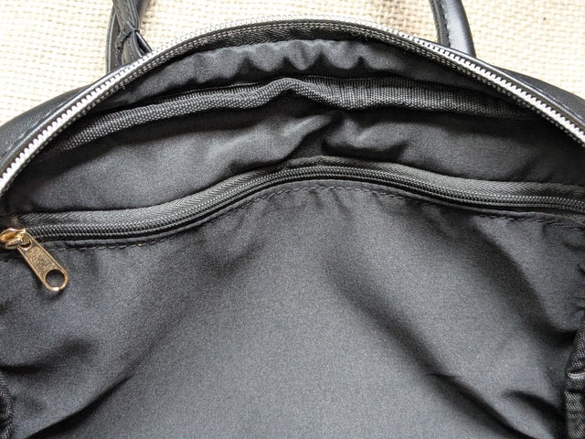 バッグ内側ファスナーポケット