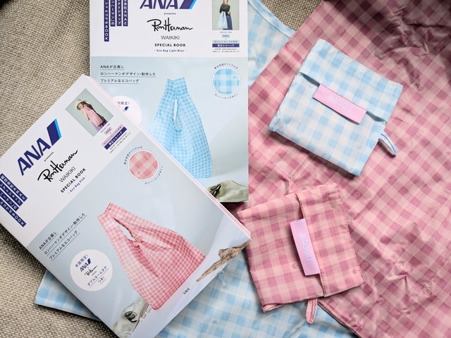 ANA presents Ron Herman Waikiki SPECIAL BOOK 2冊とエコバッグ2点全体