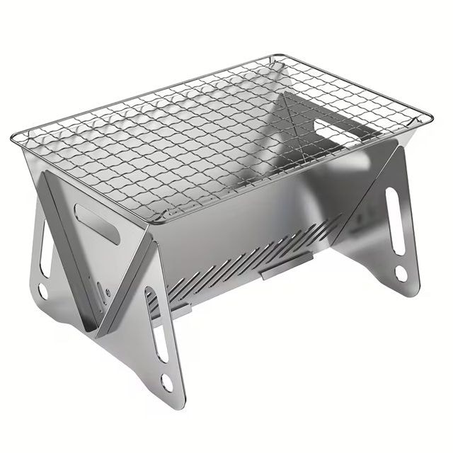 折りたたみBBQグリルの組み立て状態