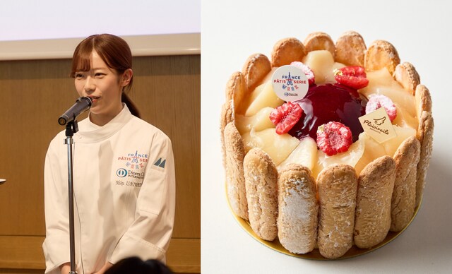 Pâtisserie Plaisiraile シェフパティシエール 石渡未来氏と「シャルロット・オ・ペッシュ」
