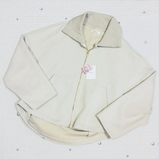 しまむら「ツイル襟リブジャケット」