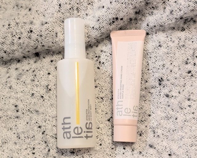 athletia スキンプロテクション UVボディミストとアロマラッピング ハンドクリーム